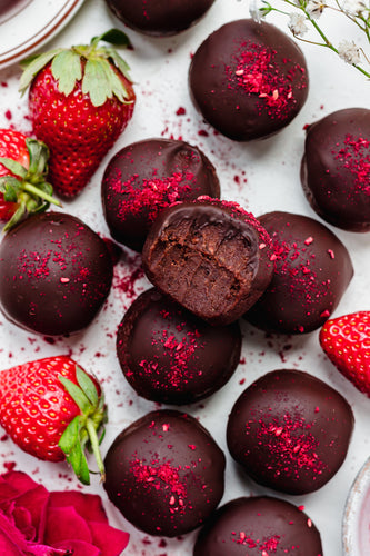 Chocolate Strawberry Tremella Truffles (Vg, Gf)